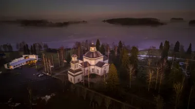 Alajärven kirkko ilmakuva 2