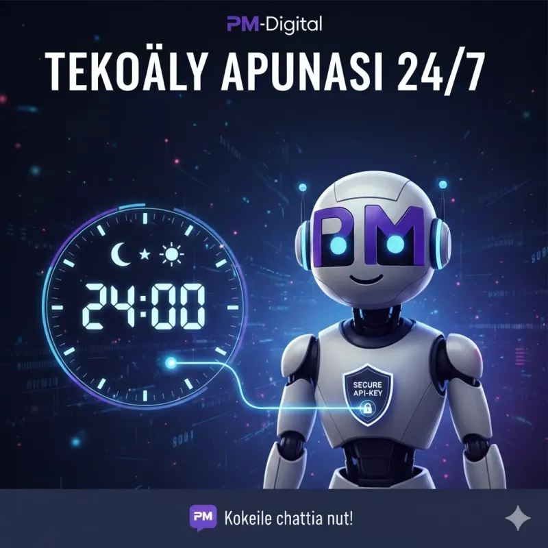 Asiakaspalvelua vuorokauden ympäri – Tervetuloa kokeilemaan uutta chatbotiamme!