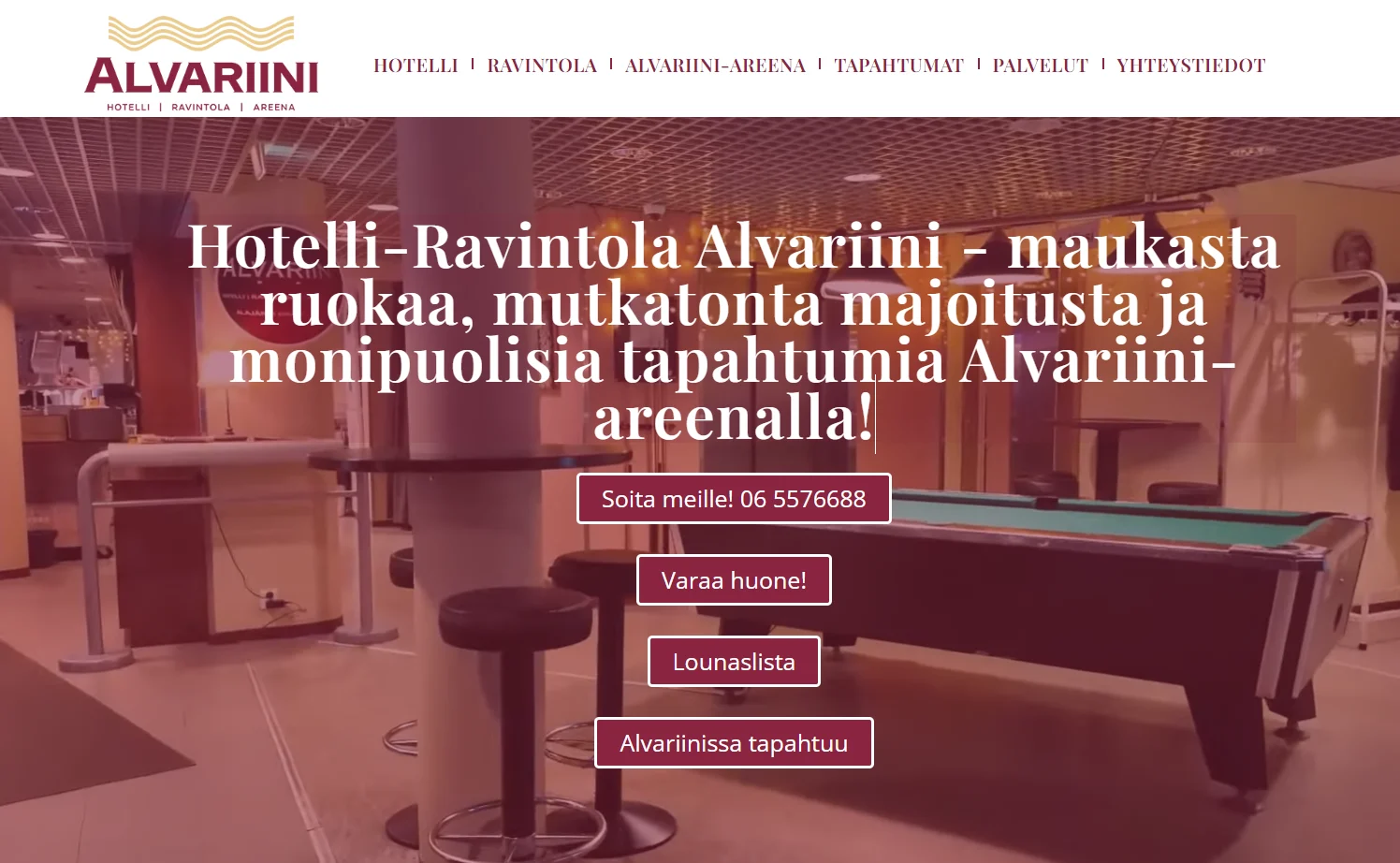 Kotisivut yritykselle - Alvariini