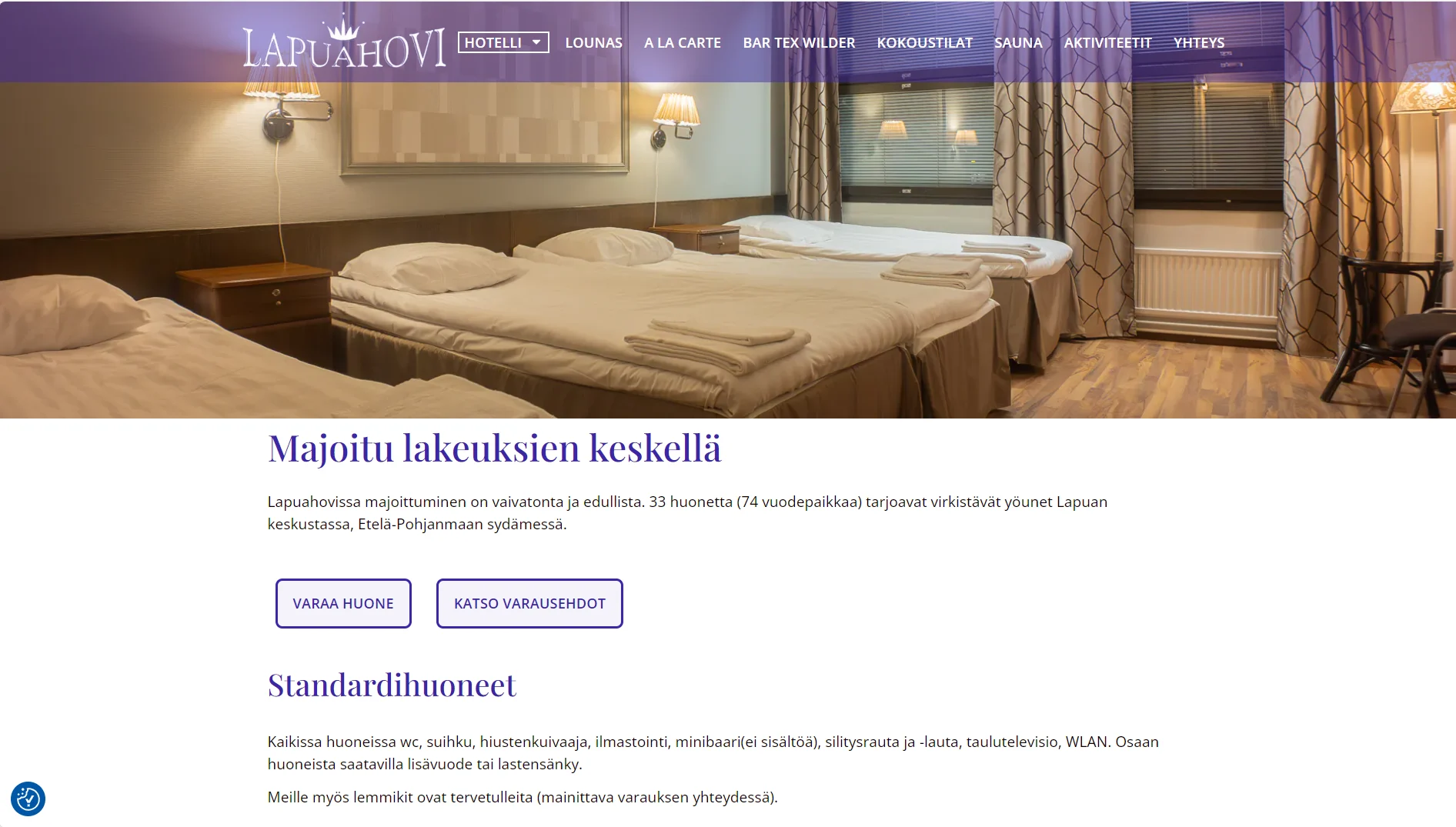 Verkkosivut yritykselle - Lapuahovi verkkosivut